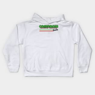 Campania, Italia // Retro Italian Region Design Kids Hoodie